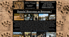 Desktop Screenshot of africavoyages.info
